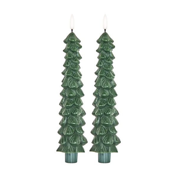 Christmas Tree LED Candle - 2 Pack - Rice DK