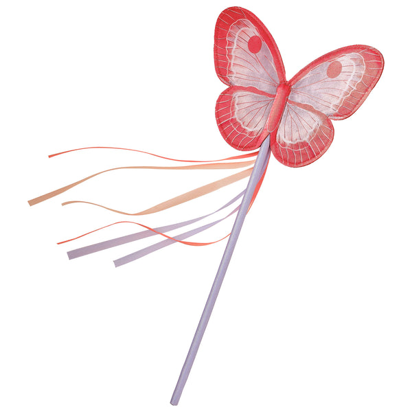 Red and Purple Butterfly Costume Wand - Ginger Ray