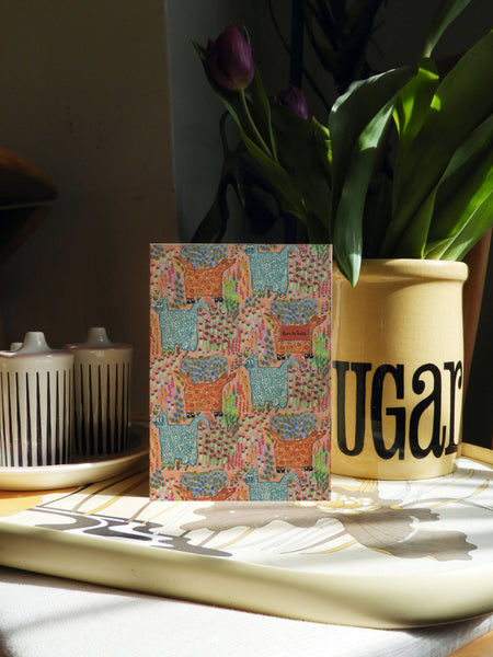 Born To Frolic A6 Greeting Card - Rebecca Joy Ltd