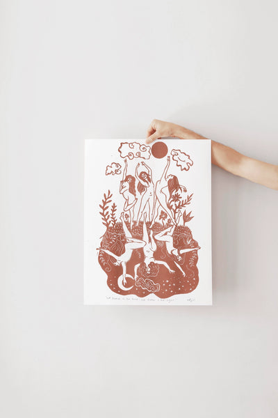 We Dance Risograph Print - Prints by the Bay