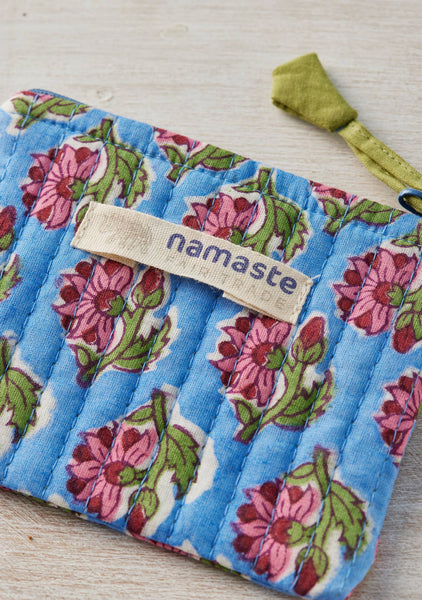 Taruni Block Print Coin Purse - Namaste