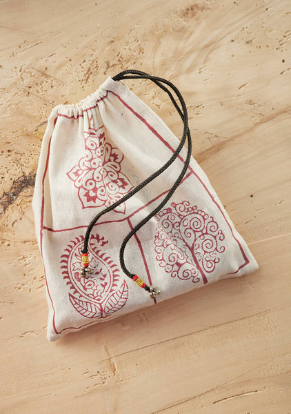 Floral Printing Blocks In Bag - Namaste