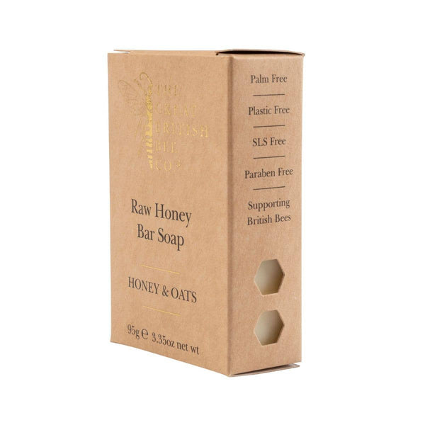 Raw Honey & Oat Bar Soap - The Great British Bee Co.
