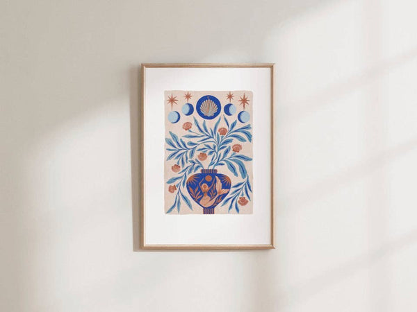 Vase of the Sea A4 Print - Summer Moon Studio