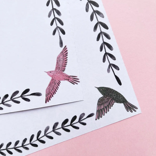 Flying Birds Letter Writing Set - Bonbi Forest