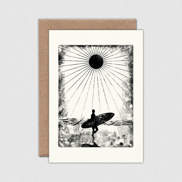 Chasing Waves Greeting Card - Luke Holcombe Studio