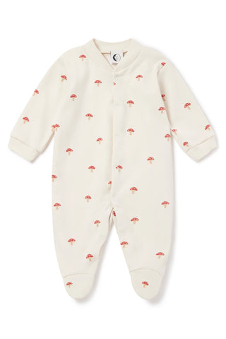 Mushrooms - Baby Sleepsuit - Sleepy Doe