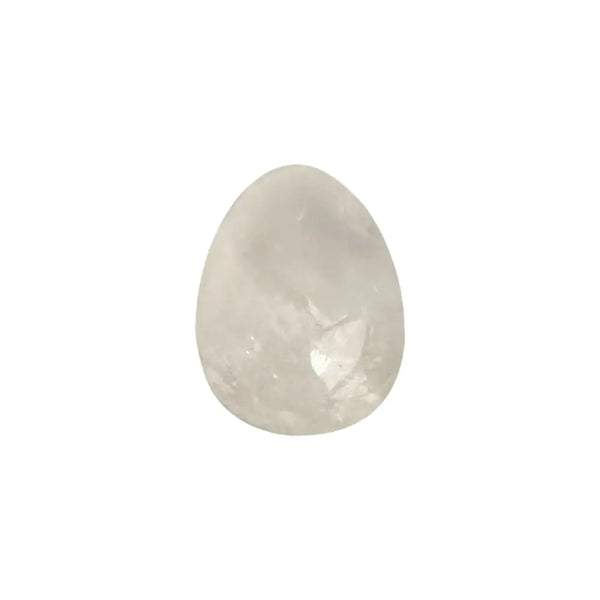 White gemstone on a white background