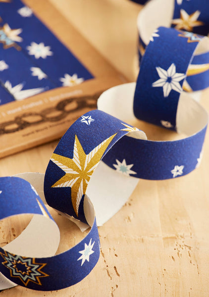 Celestial Block Print Paperchain Kit - Namaste
