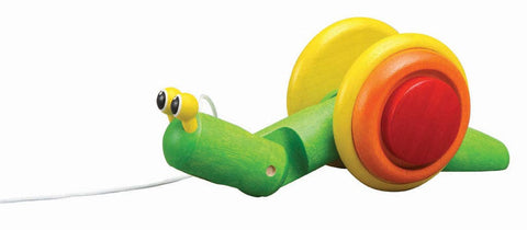 Wooden Snail Pull-Along