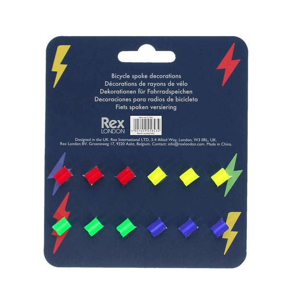 Lightning Bolts Bicycle Spoke Decorations - Rex London