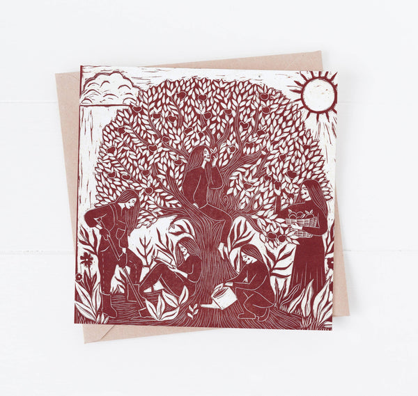 Tend the Earth Greeting Card - Prints by the Bay