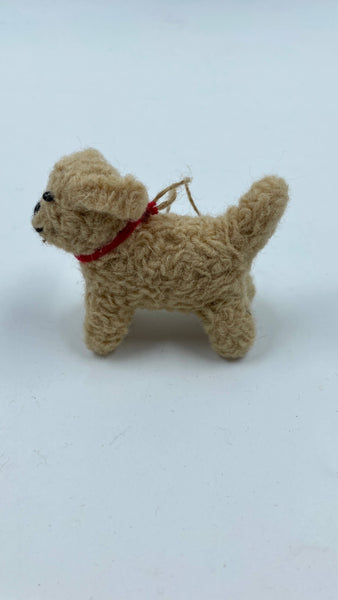 Felt Dog Keyring - Funky Yak