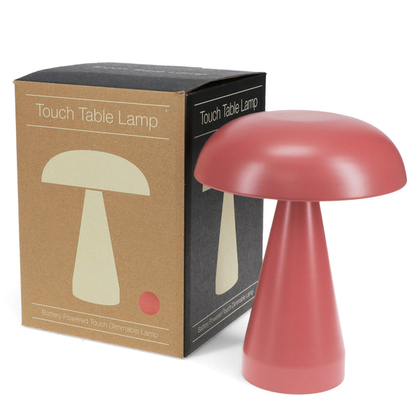 Peach Touch Dimmable Mushroom Table Lamp - Rex London
