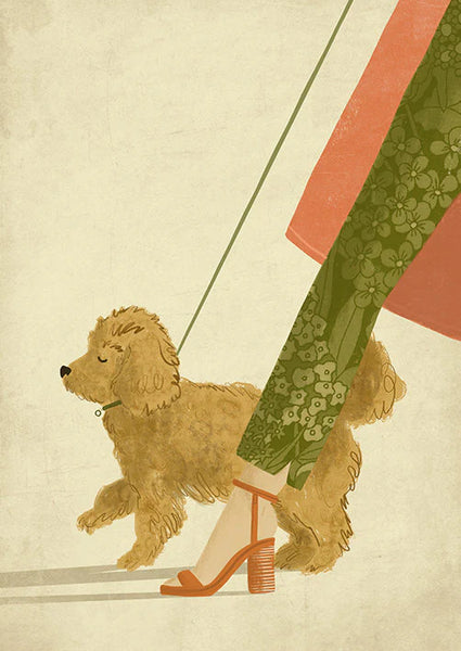 Cockapoo Dog Card - Emy Lou Holmes