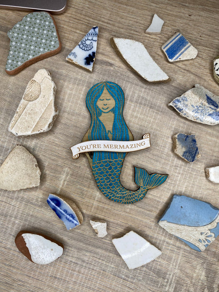 You're Mermazing Mermaid Magnet - Gorgeous Little Bits