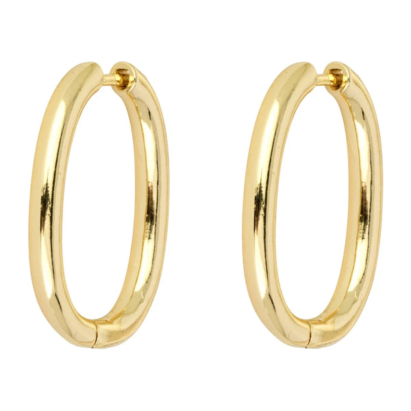 Gaby Gold Hoop Earrings - Ashiana London