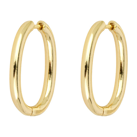 Gaby Gold Hoop Earrings - Ashiana London