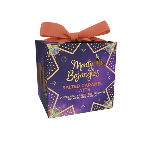 Salted Caramel Latte Truffles Present Box - Monty Bojangles