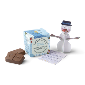 Christmas Collection Organic Chocolate & Surprise Toy - PLAYin CHOC