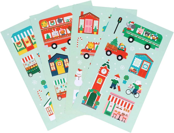 Christmas Town Mini Sticker Set