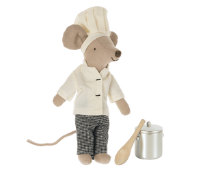Chef Mouse with Soup Pot & Spoon - Maileg