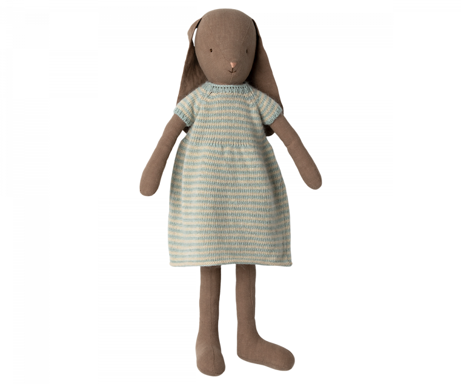Brown Bunny, Size 4 - Knitted Dress - Maileg