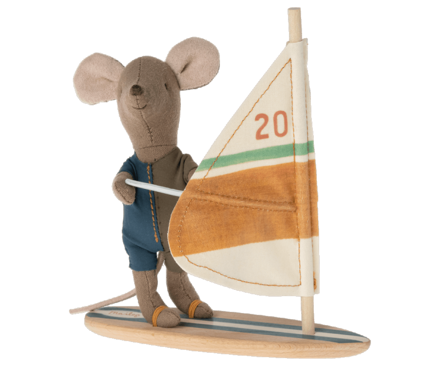 Beach Mice, Surfer Little Brother - Maileg