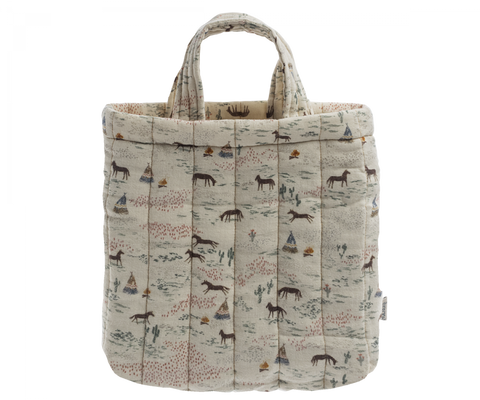 Happy Horse Quilted Tote Bag - Maileg
