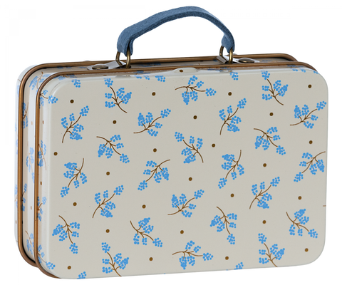 Blue Madelaine Small Metal Suitcase - Maileg