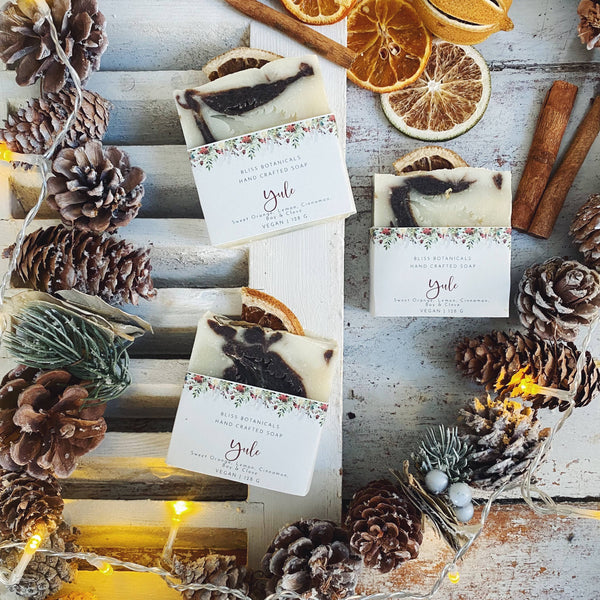 Yule Soap - Mulled Wine Essential Oil Soap - Bliss Botanicals