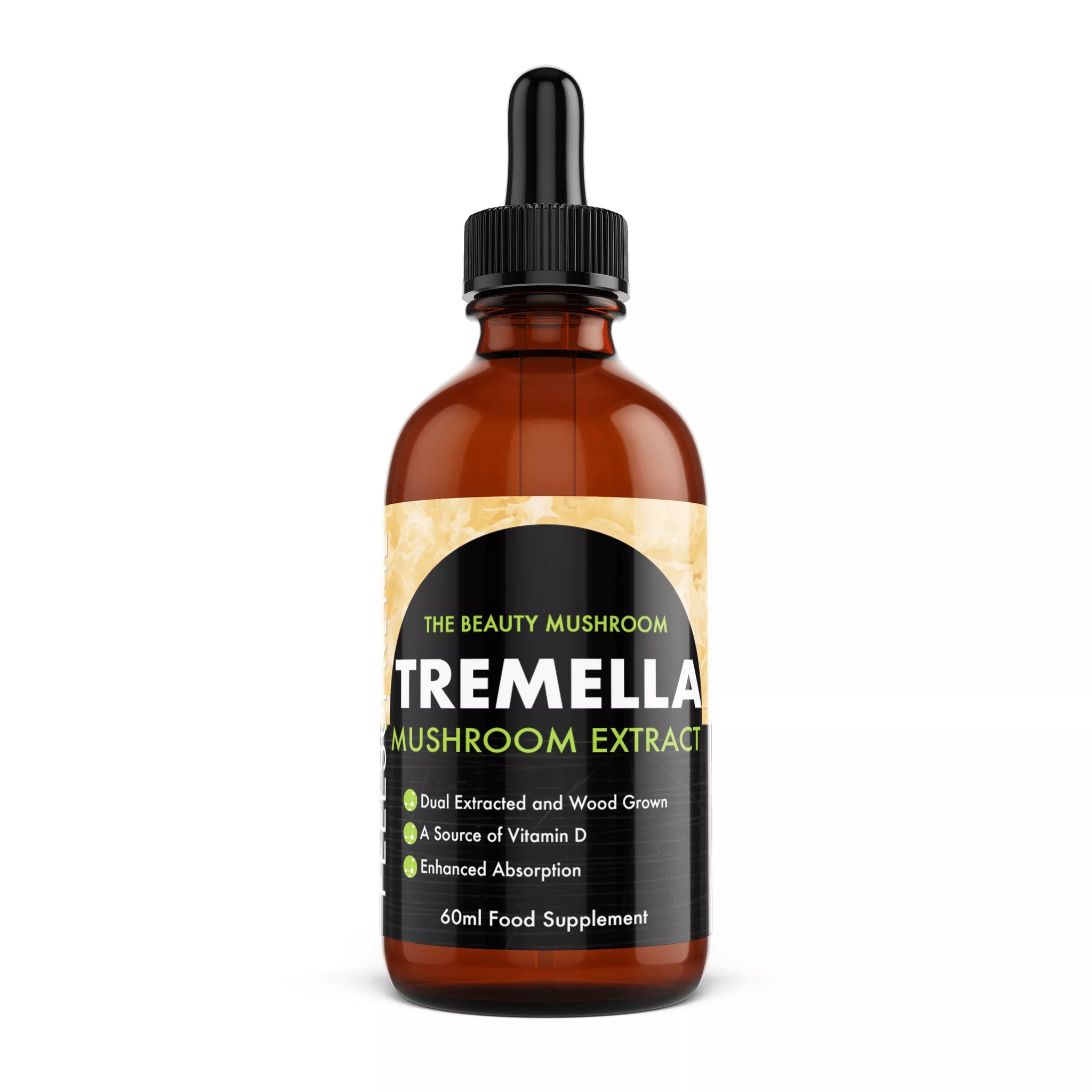 Tremella Mushroom Liquid, High Strength Tincture for Beauty and Skin - Feel Supreme