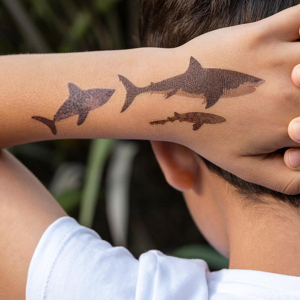 Shark Temporary Tattoos - Rex London