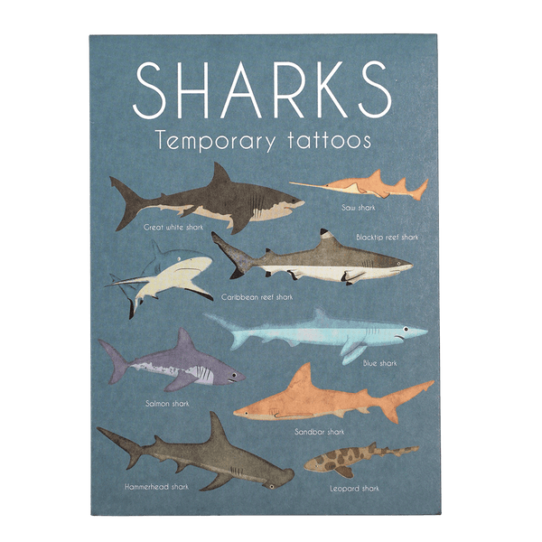 Shark Temporary Tattoos - Rex London