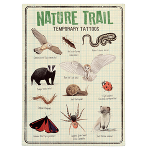 Nature Trail Temporary Tattoos - Rex London