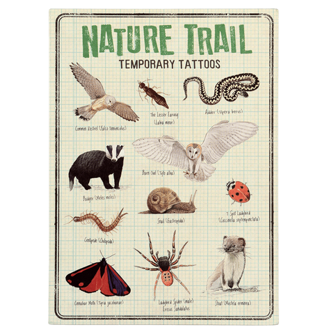 Nature Trail Temporary Tattoos - Rex London