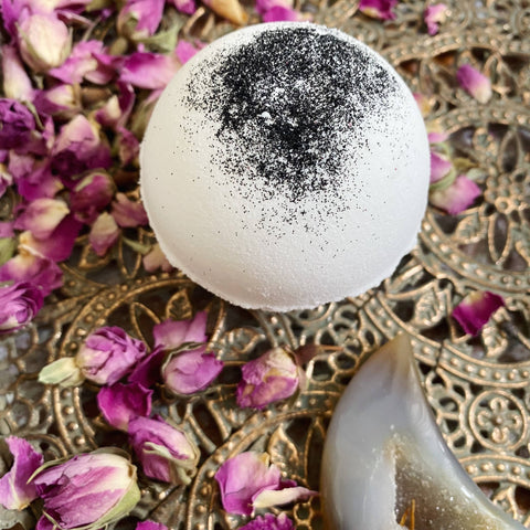 Moon Magic Luxury Floral Foaming Bath Bomb - Bliss Botanicals