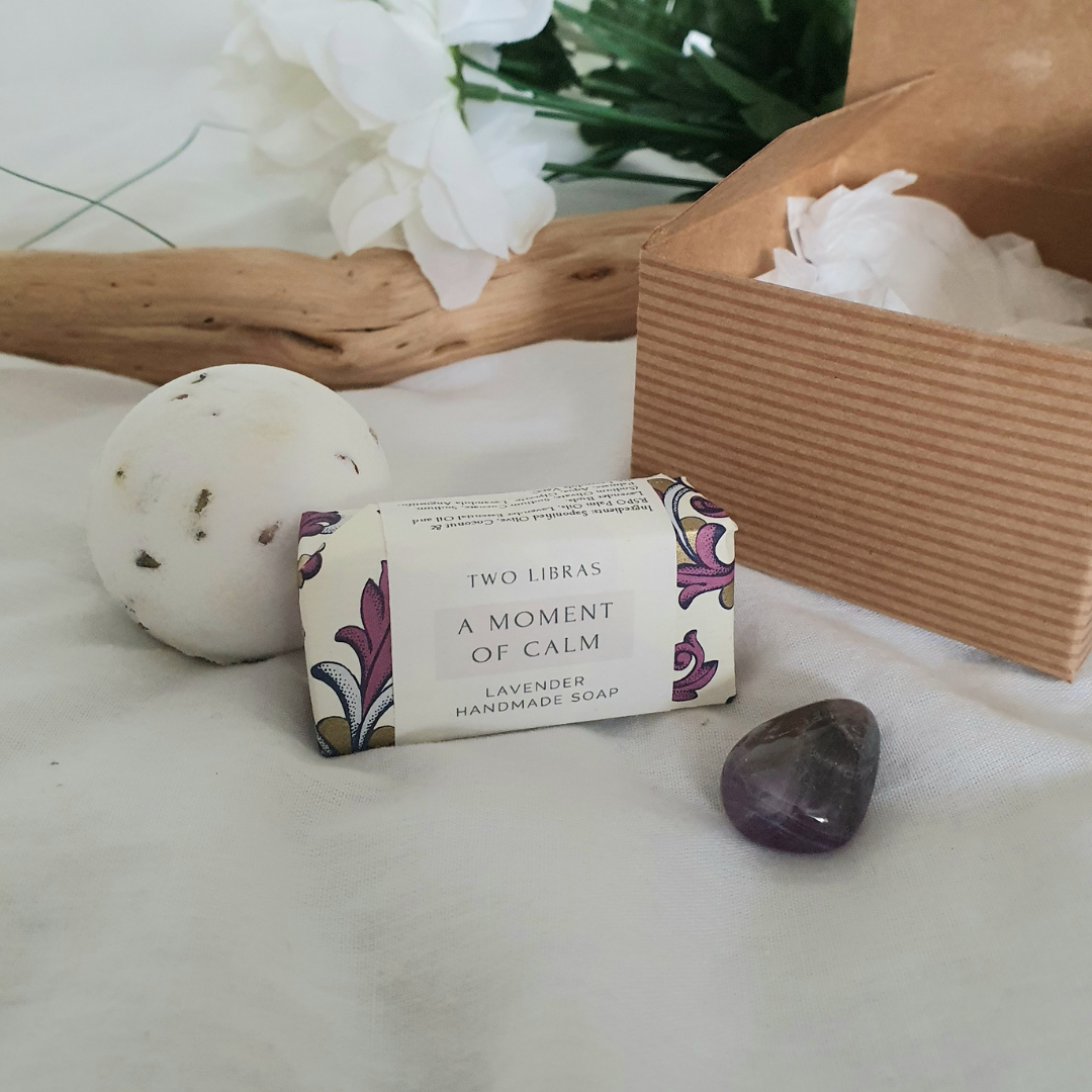 A Moment of Calm- Amethyst Mini Bath Bomb Gift Set - Two Libras