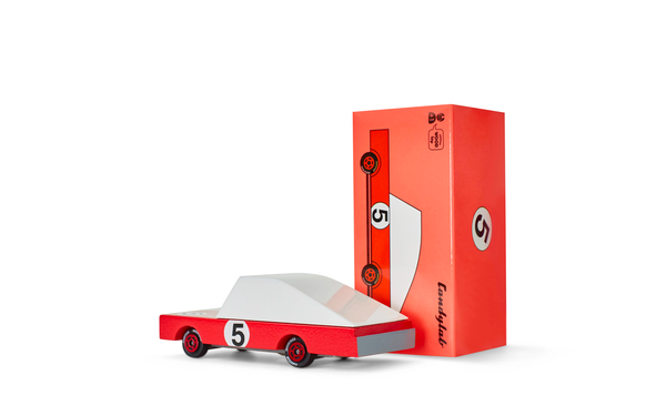 Wooden Red Racer #5 - Candylab Toys