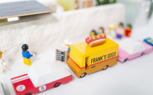Wooden Hot Dog Van - Candylab Toys