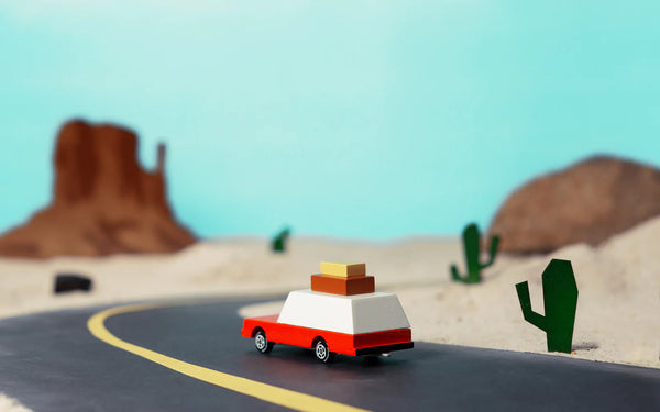 Wooden Luggage Wagon - Candylab Toys