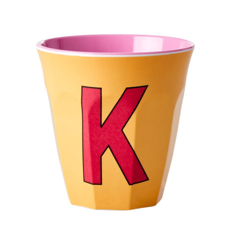 'K' Apricot Melamine Cup - Rice DK