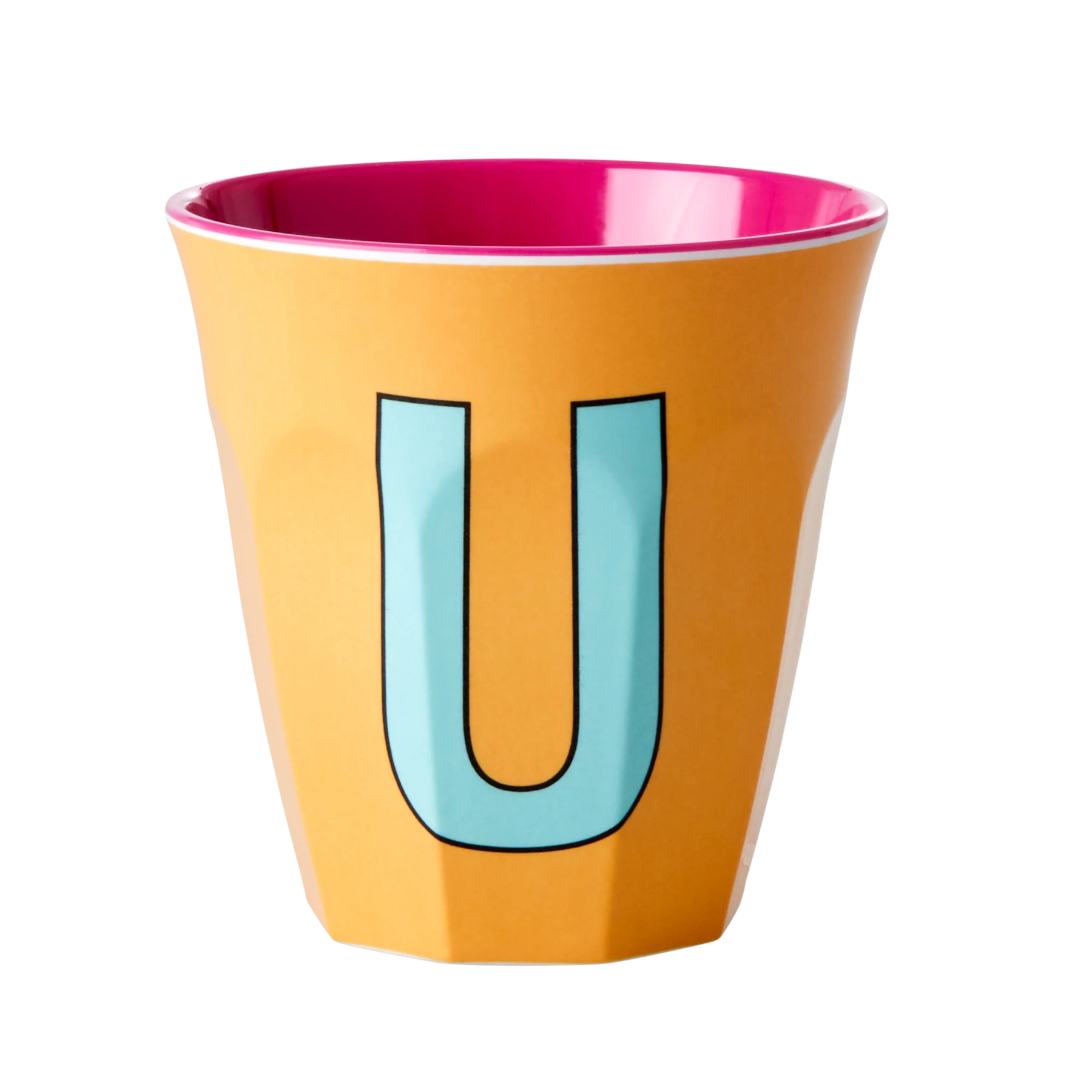 'U' Apricot Melamine Cup - Rice DK