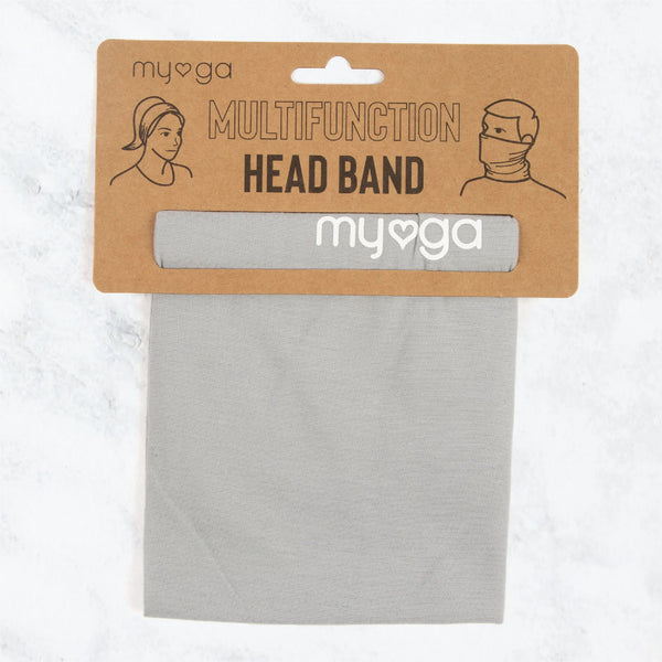 Grey Multi-Functional Head Band - Myga