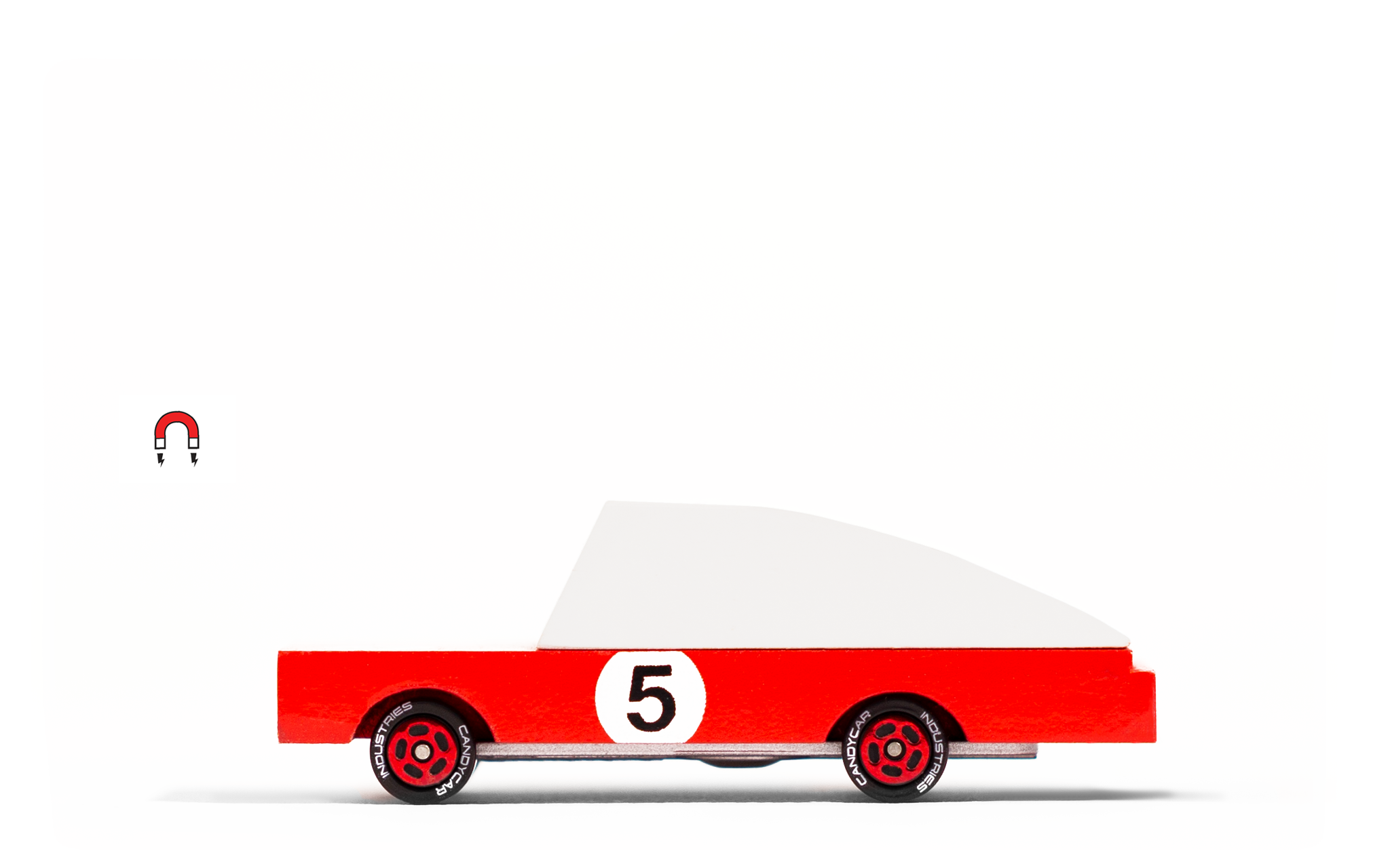 Wooden Red Racer #5 - Candylab Toys