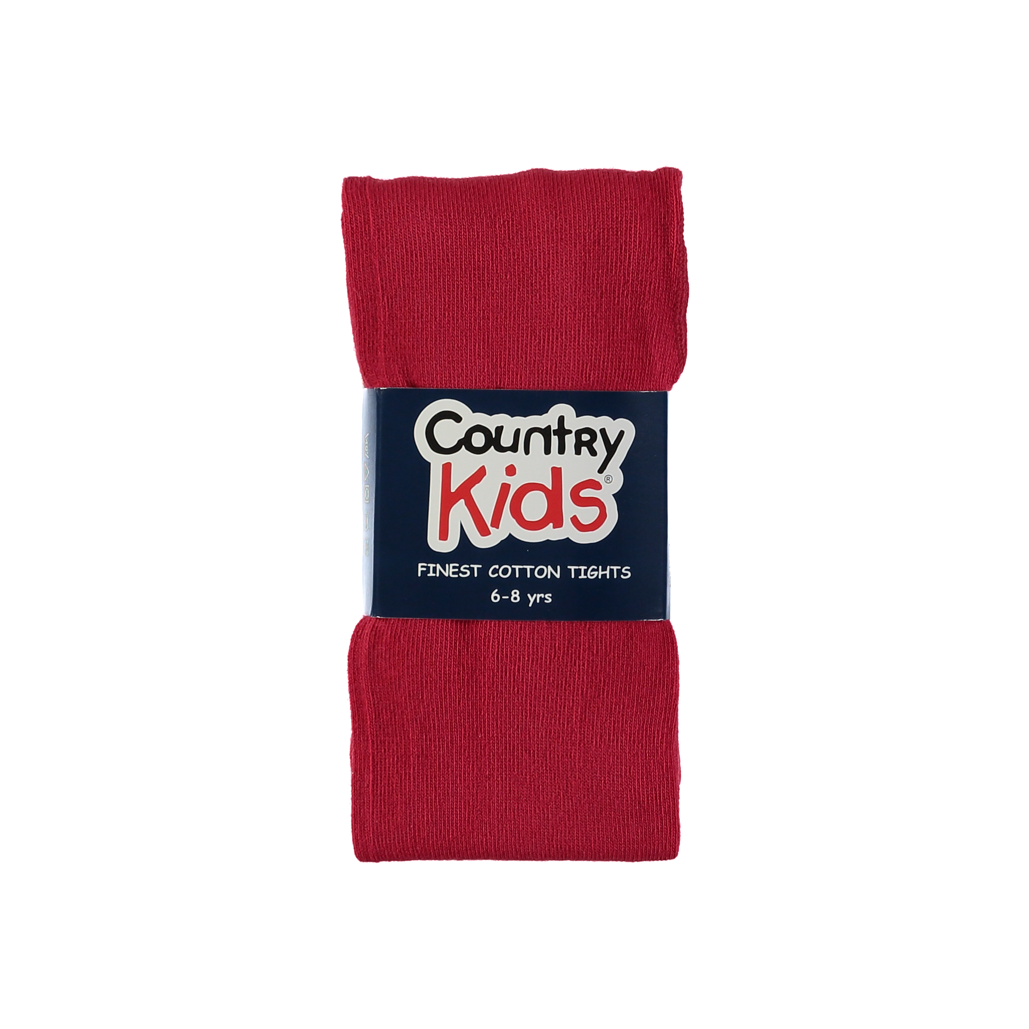 Luxury Cotton Tights in Ruby Red - Country Kids