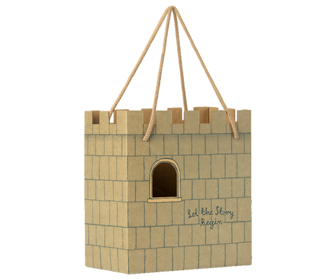 Castle Gift Bag, Mint: Let the Story Begin - Maileg