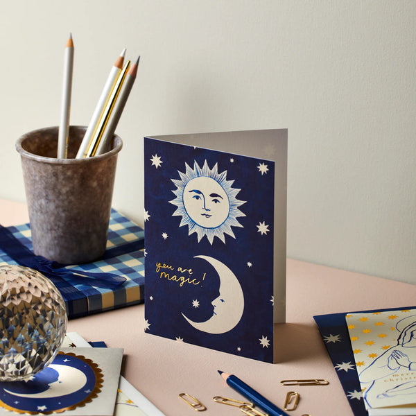 Moon & Sun 'You Are Magic' Card - Wanderlust Paper Co.