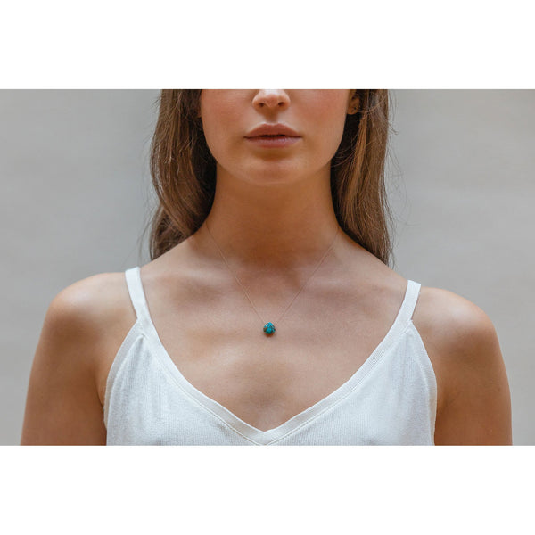 Mohave Turquoise Fine Cord Necklace - Wanderlust Life