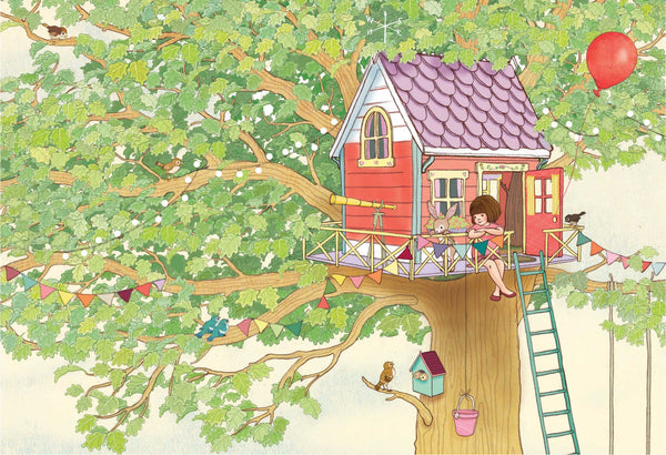 Tree House A3 Art Print - Belle & Boo